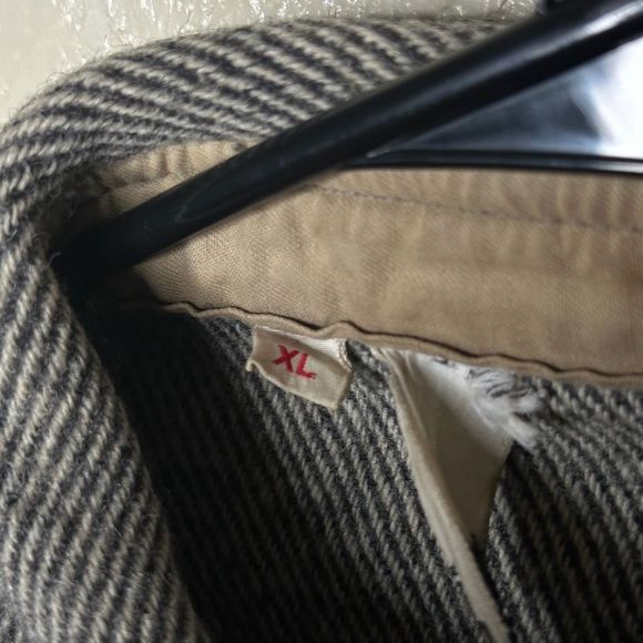 Vintage Woolrich Herringbone Wool Button Mackinaw Cruiser Jacket XL - Picture 6 of 6